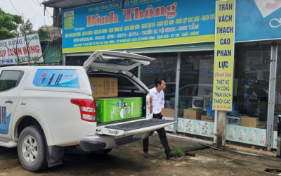 Nhà phân phối Bình Thông nhận chứng nhận phân phối sản phẩm Famy tại Nghệ An