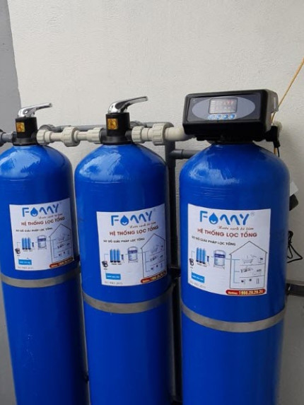 Bộ lọc nước tổng đầu nguồn FAMY cho gia đình, biệt thự, khách sạn