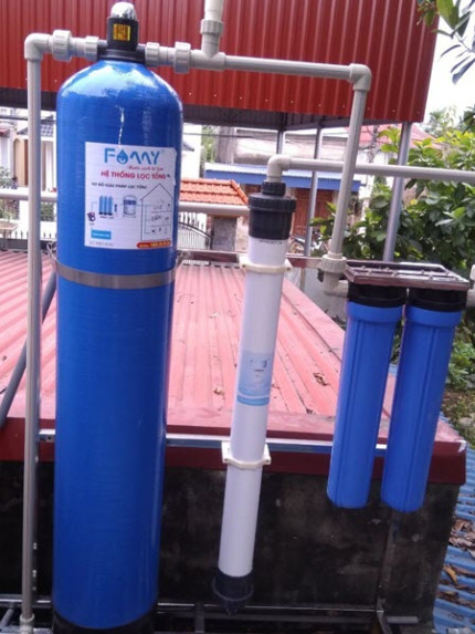 Bộ lọc nước tổng đầu nguồn FAMY cho gia đình, biệt thự, khách sạn