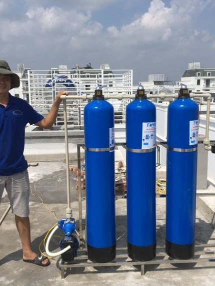 Bộ lọc nước tổng đầu nguồn FAMY cho gia đình, biệt thự, khách sạn