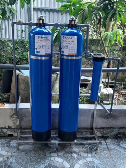 Bộ lọc nước tổng đầu nguồn FAMY cho gia đình, biệt thự, khách sạn