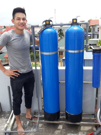 Bộ lọc nước tổng đầu nguồn FAMY cho gia đình, biệt thự, khách sạn