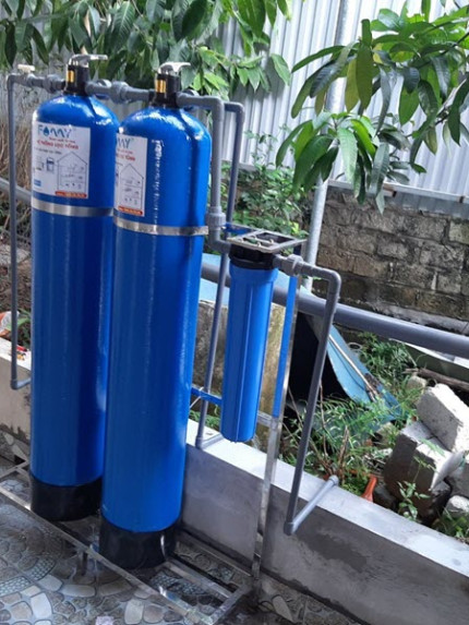 Bộ lọc nước tổng đầu nguồn FAMY cho gia đình, biệt thự, khách sạn
