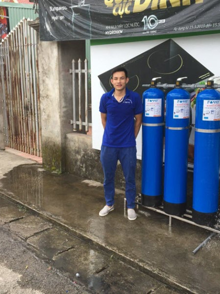 Bộ lọc nước tổng đầu nguồn FAMY cho gia đình, biệt thự, khách sạn