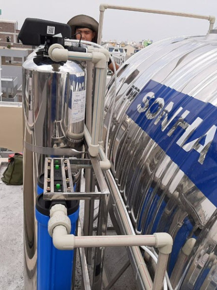 Bộ lọc nước tổng đầu nguồn FAMY cho gia đình, biệt thự, khách sạn