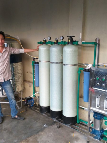 dàn máy lọc nước công nghiệp