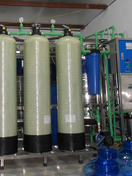 dàn máy lọc nước công nghiệp