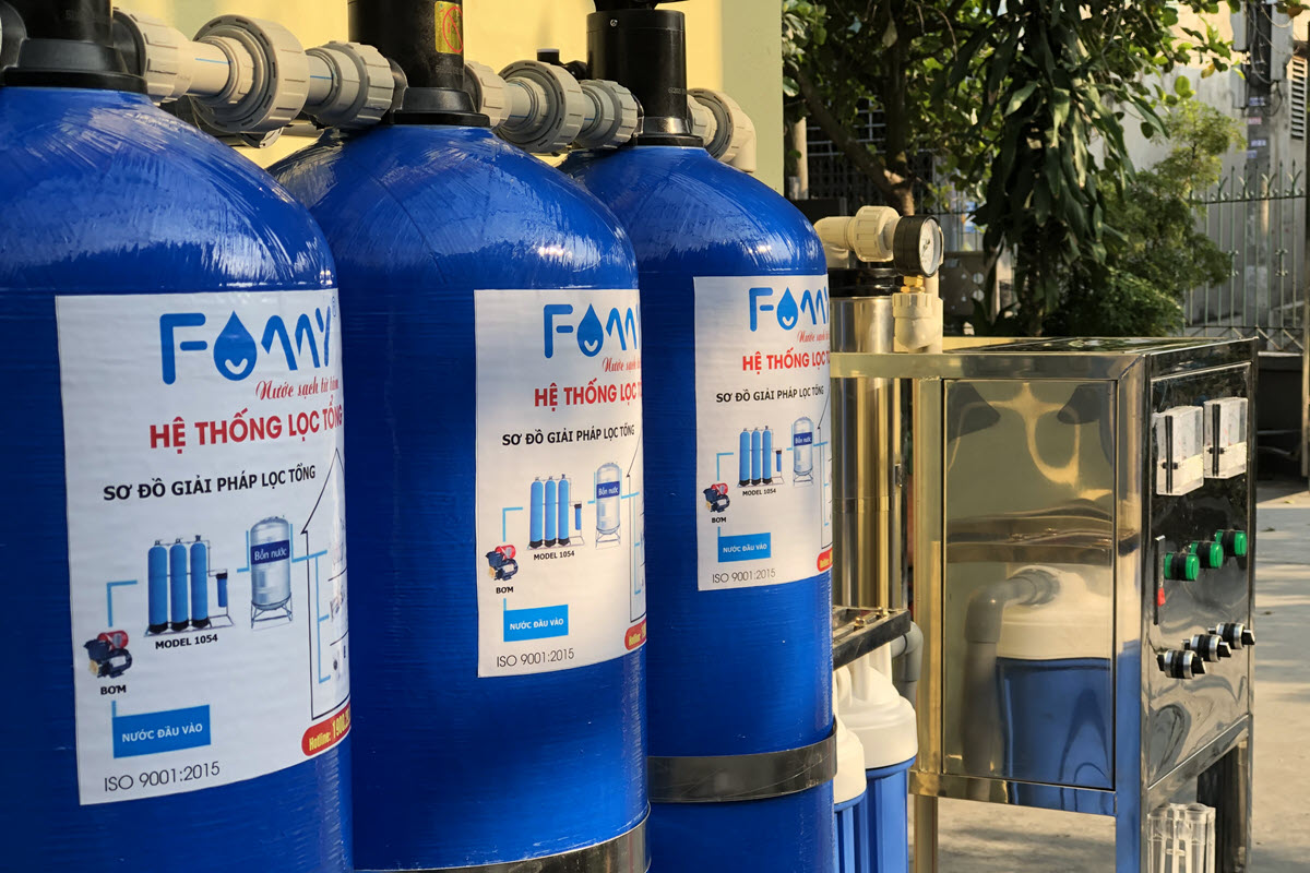 Máy lọc nước công nghiệp FAMY CN250, RO 250 lít/giờ