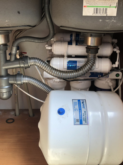 Máy lọc nước Famy KR10-A không tủ lắp bồn rửa chén bát