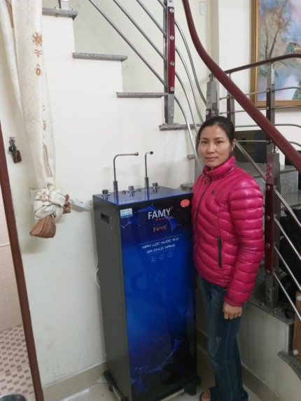 Máy lọc nước Famy ECO-V3 2 vòi 3 chế độ nóng lạnh nguội