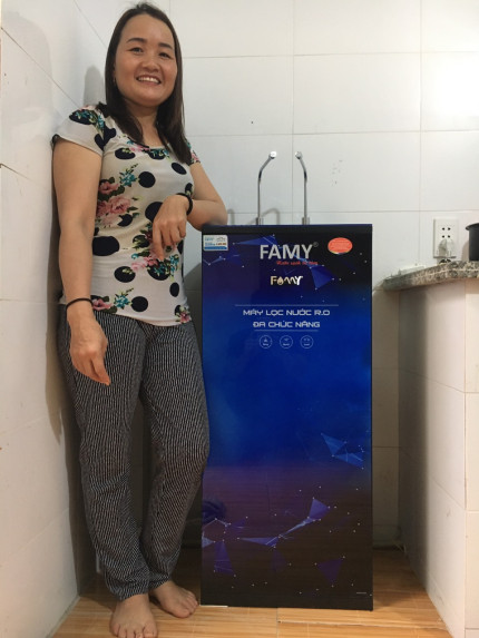 Máy lọc nước Famy ECO-V3 2 vòi 3 chế độ nóng lạnh nguội