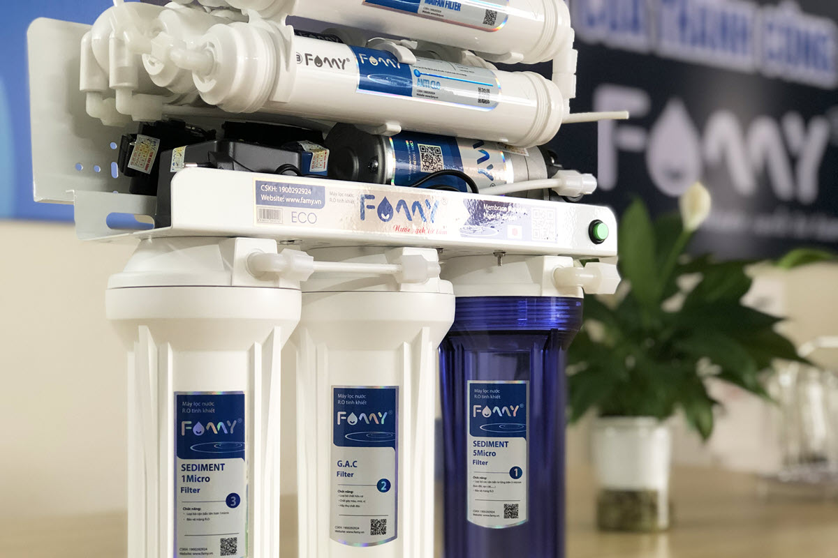 Máy lọc nước 10 cấp lọc FAMY ECO10 âm tủ bếp