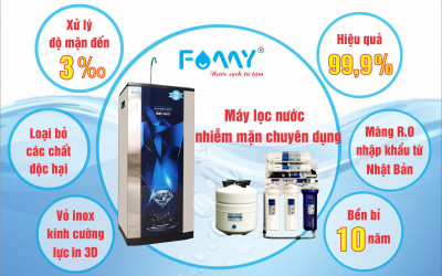 Các phương pháp xử lý nước nhiễm mặn