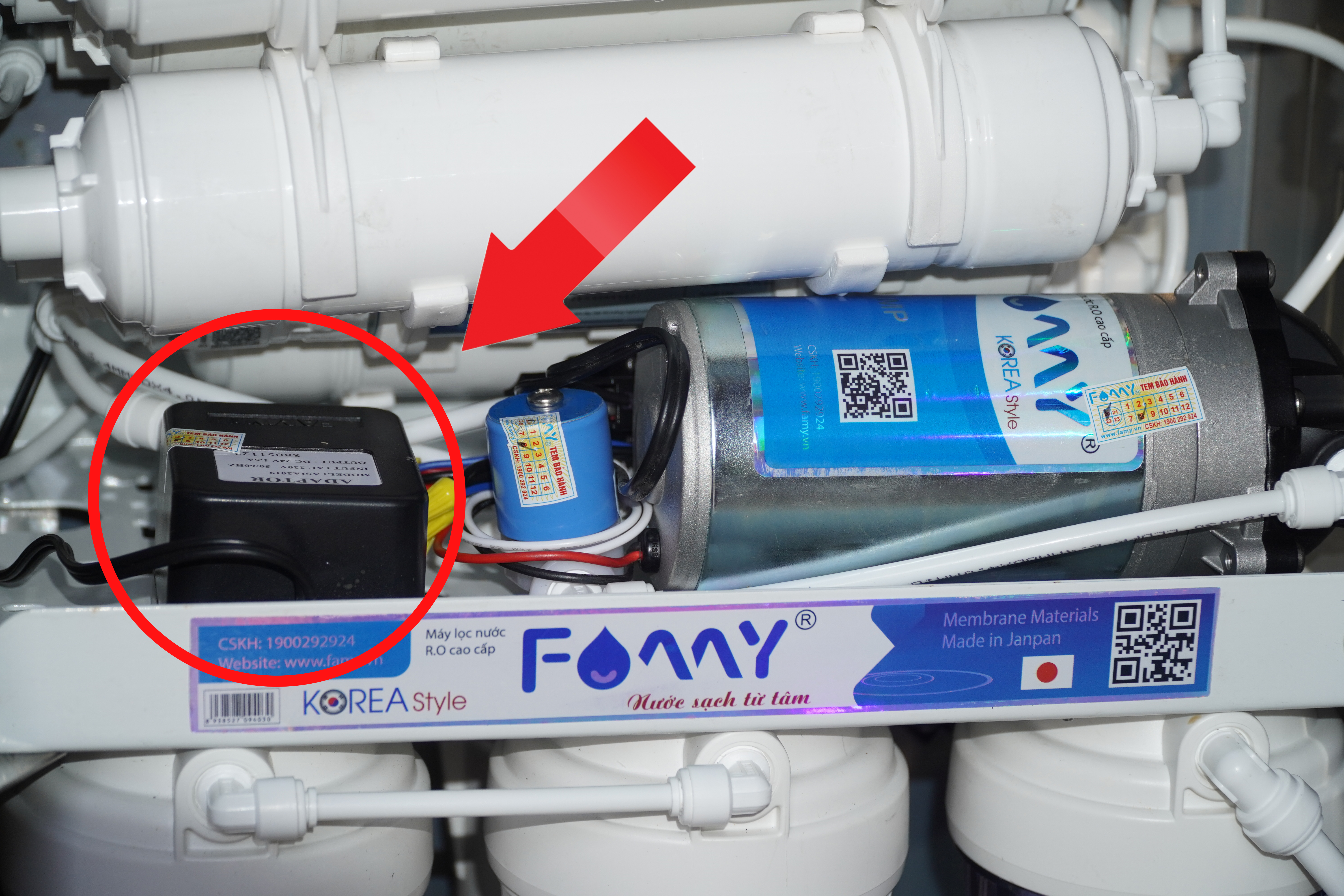 Nguồn adaptor máy lọc nước 24V FAMY PKAD24