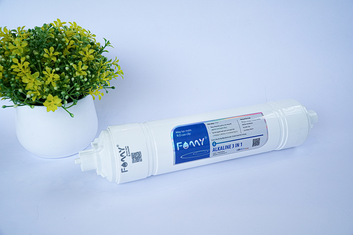 Lõi lọc nước số 6 FAMY PKF6B Alkaline 3 trong 1 lõi đúc Hàn Quốc