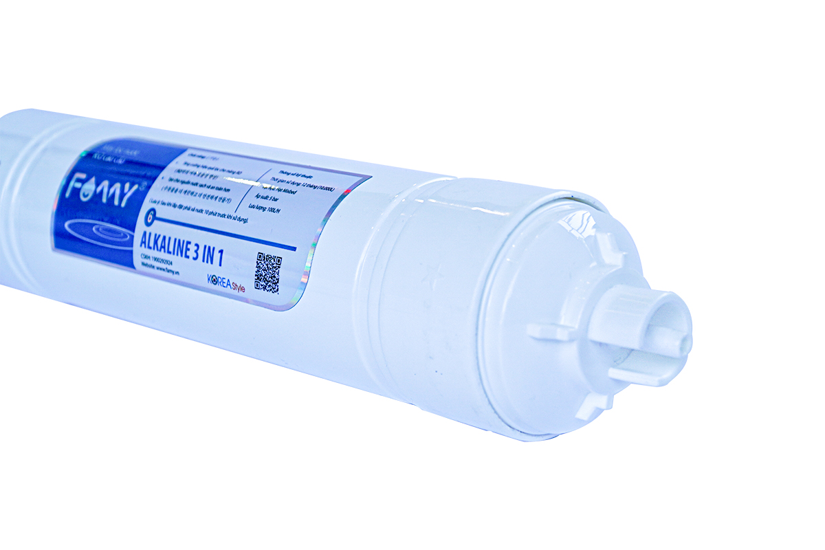 Lõi lọc nước số 6 FAMY PKF6B Alkaline 3 trong 1 lõi đúc Hàn Quốc