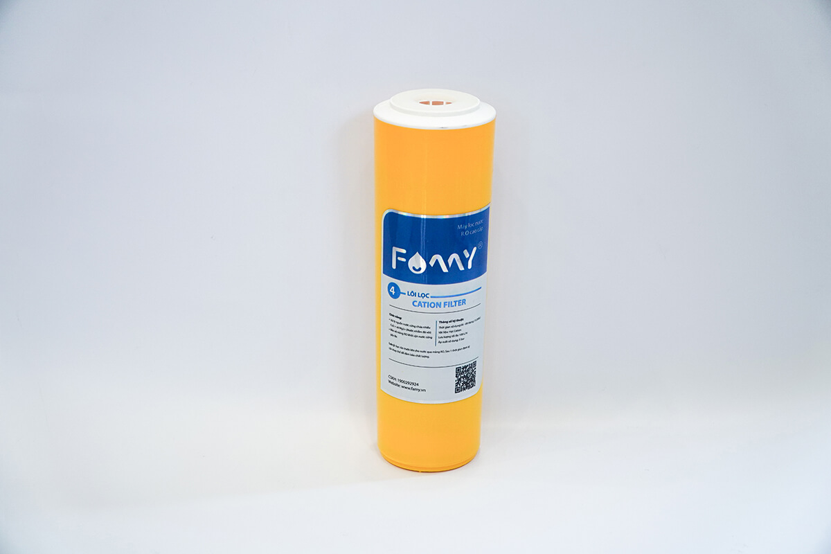 Lõi lọc nước số 4 FAMY PKF4A Cation hấp thụ cặn đá vôi