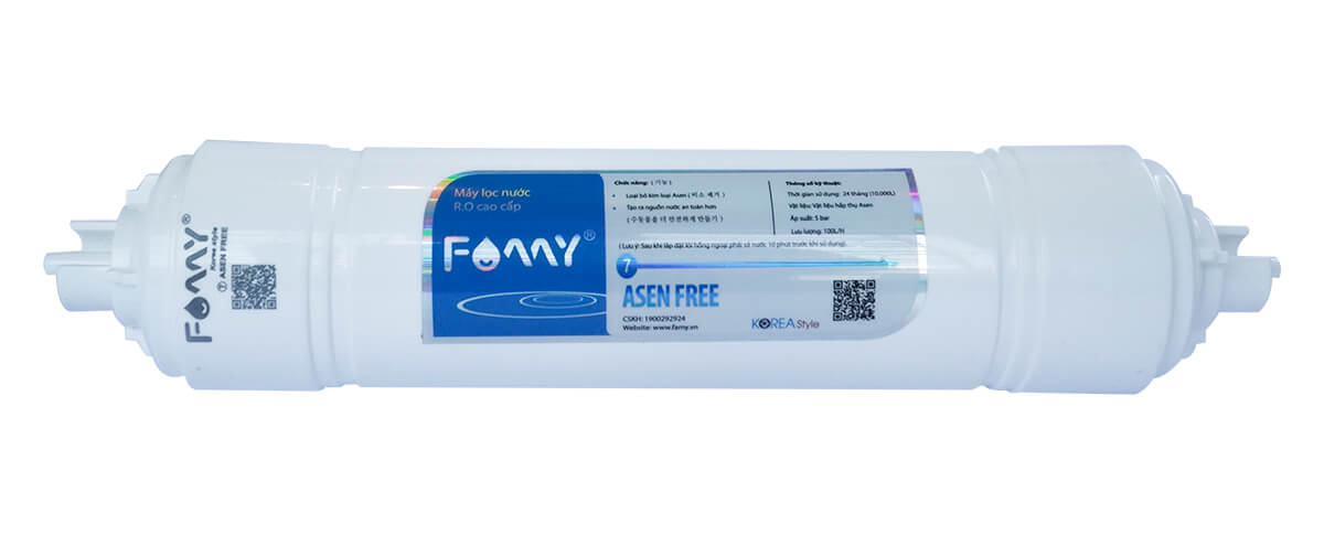 Lõi lọc nước số 7 FAMY PKF7B AsenFree lõi đúc Hàn Quốc