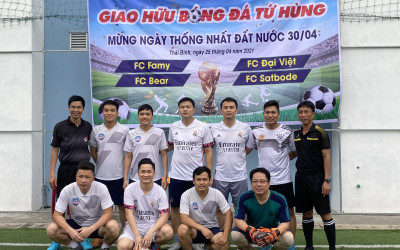 Famy tổ chức giải thi đấu bóng đá tứ hùng tại Thái Bình.