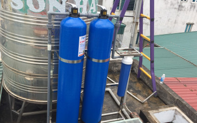 Hệ thống lọc nước gia đình – lọc tổng nước đầu nguồn Famy phục vụ nước sinh hoạt.