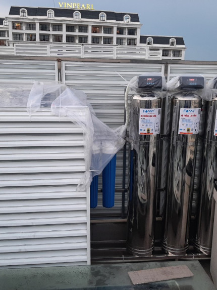 Hệ thống lọc tổng lọc đầu nguồn FAMY-LT033AI cột inox