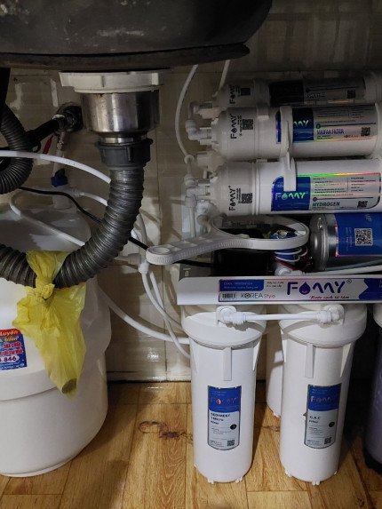 Máy lọc nước Famy ECO9-HA 9 cấp lọc bơm hút lắp tủ bếp