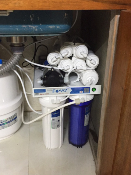 Máy lọc nước công nghệ Hàn Quốc FAMY KR9-HA 9 cấp lọc không vỏ tủ