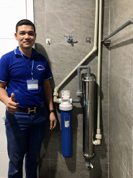 Bộ lọc nước tổng đầu nguồn Famy LTUF01 nhỏ gọn dành riêng cho chung cư