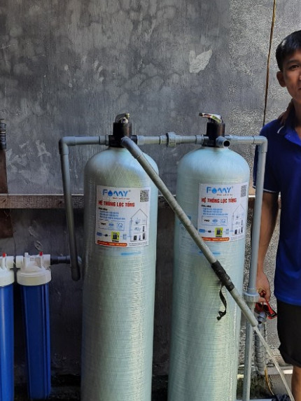 Hệ thống lọc tổng công suất lớn FAMY sử dụng cột composite 1252