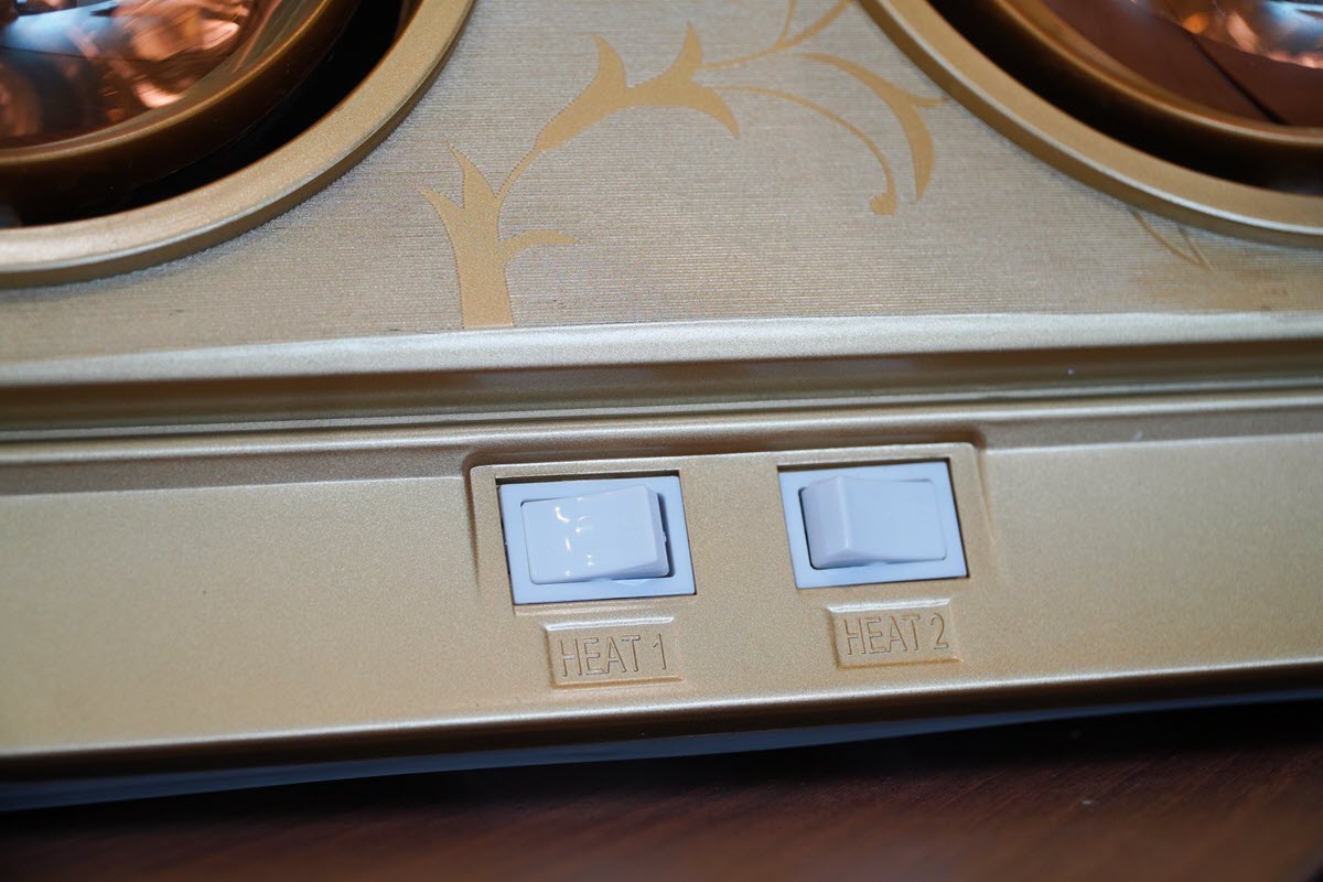 Đèn sưởi phòng tắm 2 bóng Famy FMS-02 siêu tiết kiệm điện