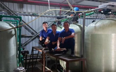 Hoàn thành hệ thống lọc tổng đầu nguồn tại Vikohasan Đồng Văn