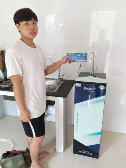 Máy lọc nước FAMY ECO2.0-HA 9 cấp lọc bơm hút