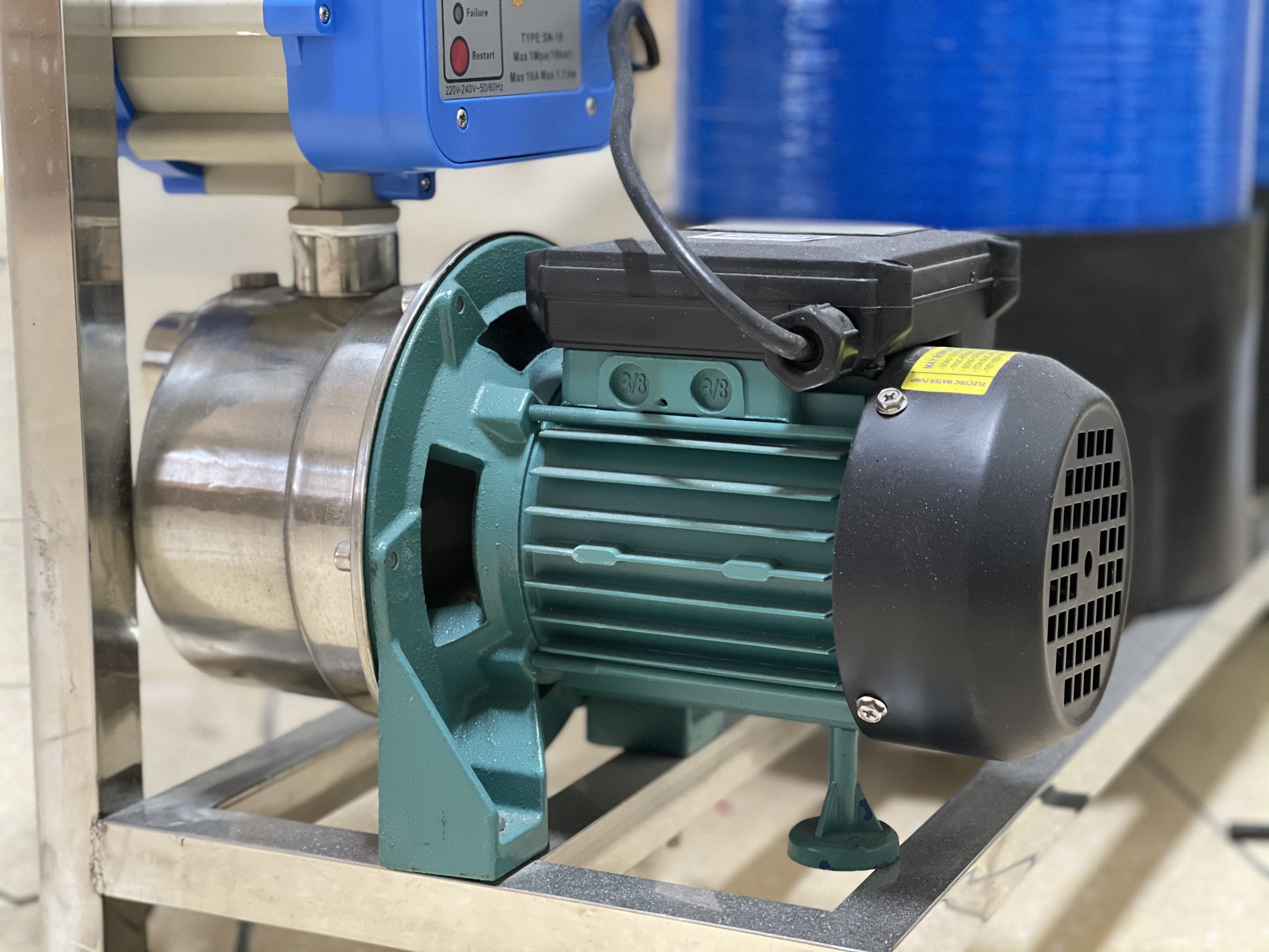 Máy bơm bán chân không đầu inox HR 500W