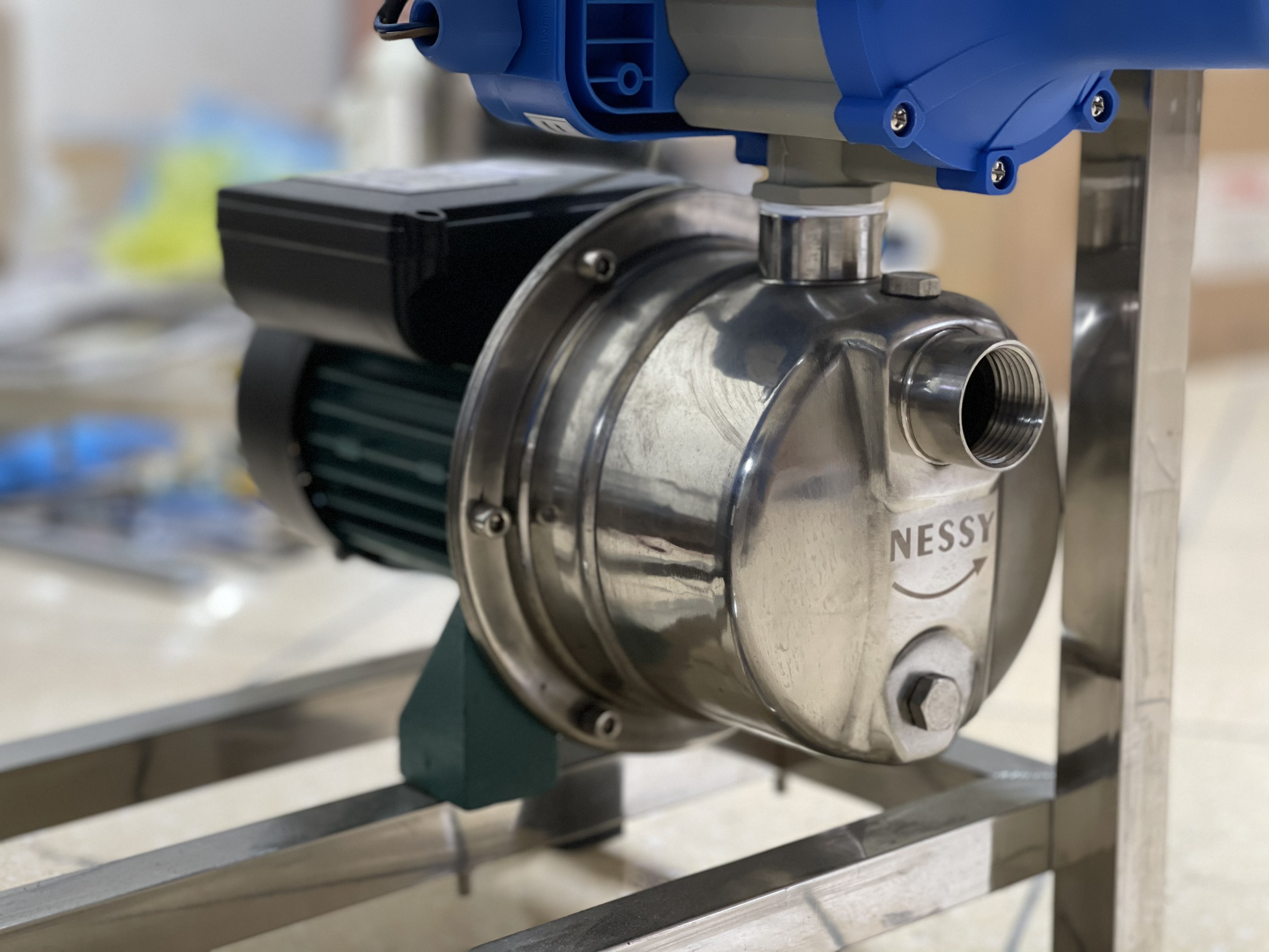 Máy bơm bán chân không đầu inox HR 500W