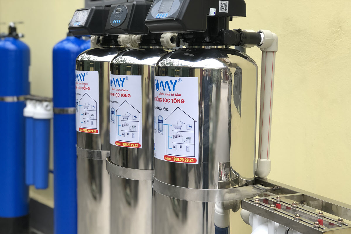 Cột lọc nước inox 304 Famy
