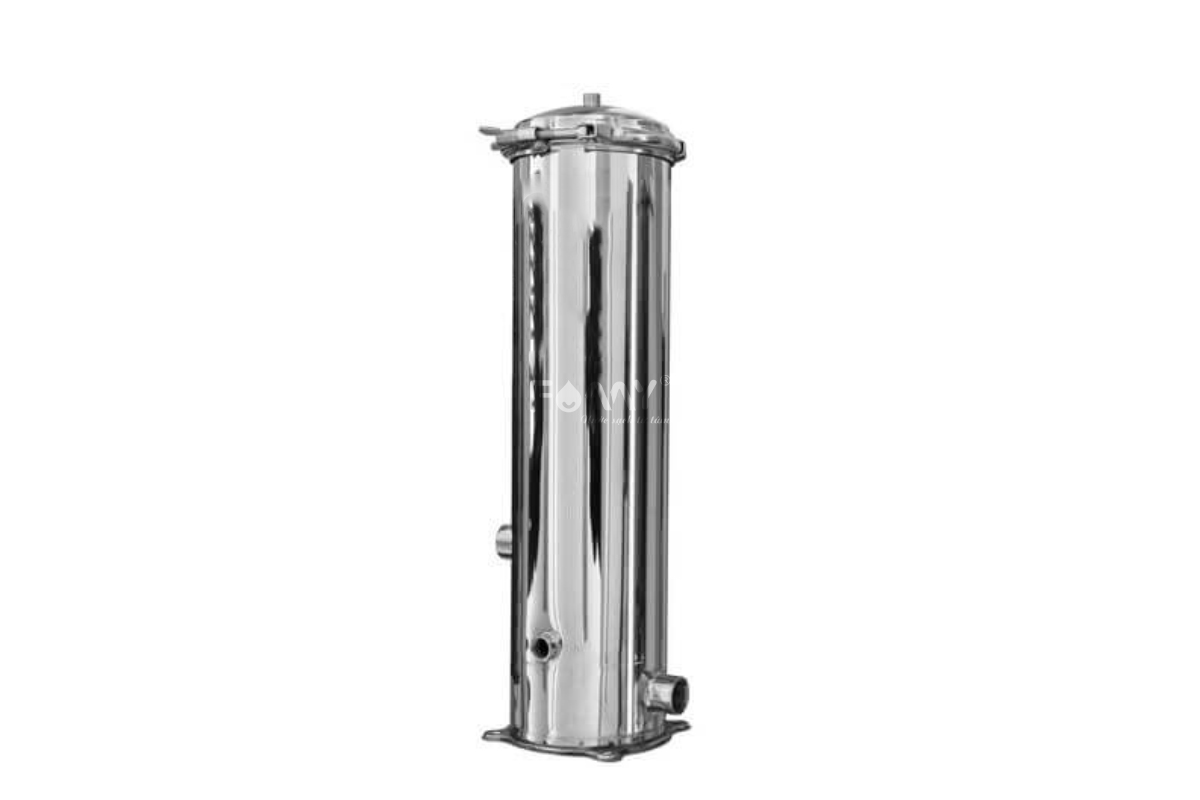 Phin lọc nước inox 304 chứa 3 lõi 20 inch
