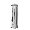 Phin lọc nước inox 304 chứa 3 lõi 20 inch