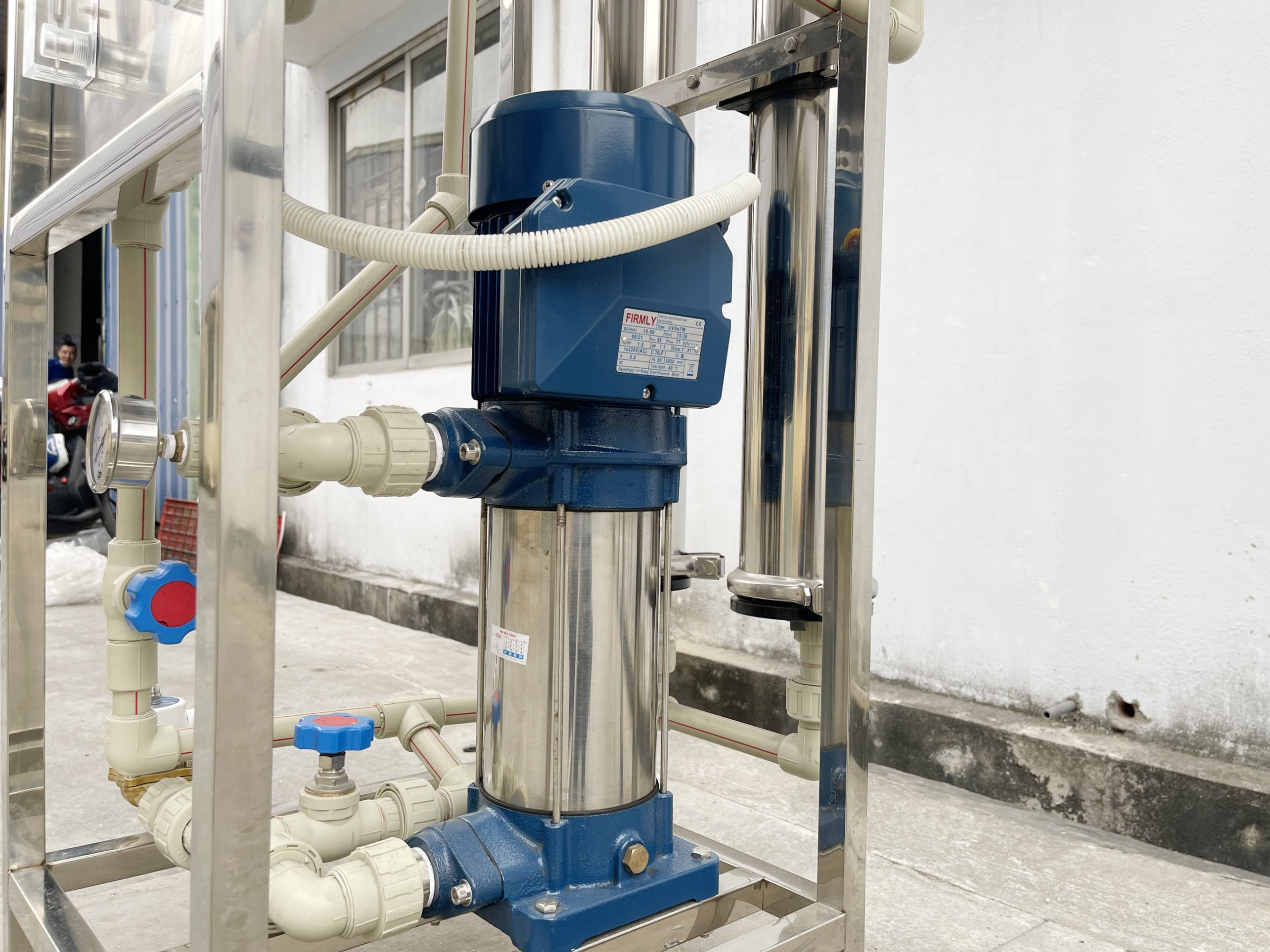 Modul đầu máy lọc nước công nghiệp FAMY CN500B, RO 500 lít/giờ