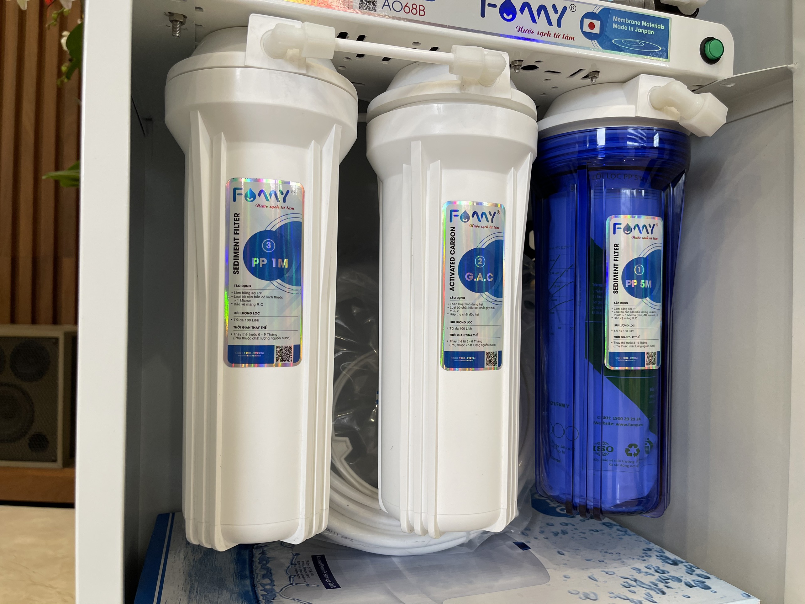 Máy lọc nước 10 cấp lọc FAMY AO68B
