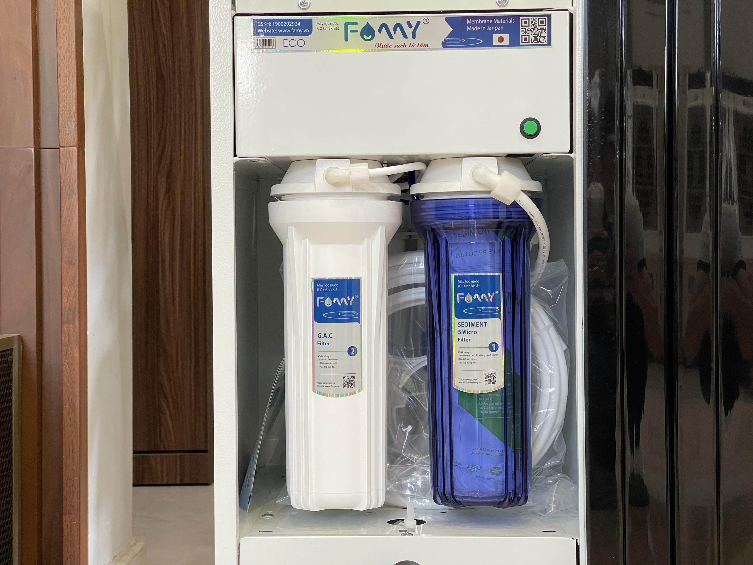 Máy lọc nước nóng lạnh FAMY ECO2.0-V3 (3 chế độ nước nóng-lạnh-nguội)