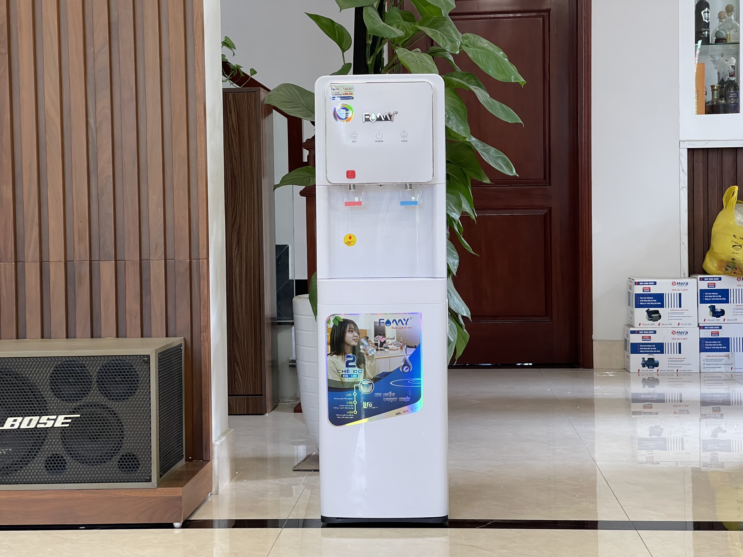 Cây nước nóng lạnh hút bình FAMY FA-S15