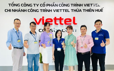 Đào tạo kỹ thuật về hệ thống xử lý nước đầu nguồn giữa Famy và Viettel Construction chi nhánh Thừa Thiên Huế