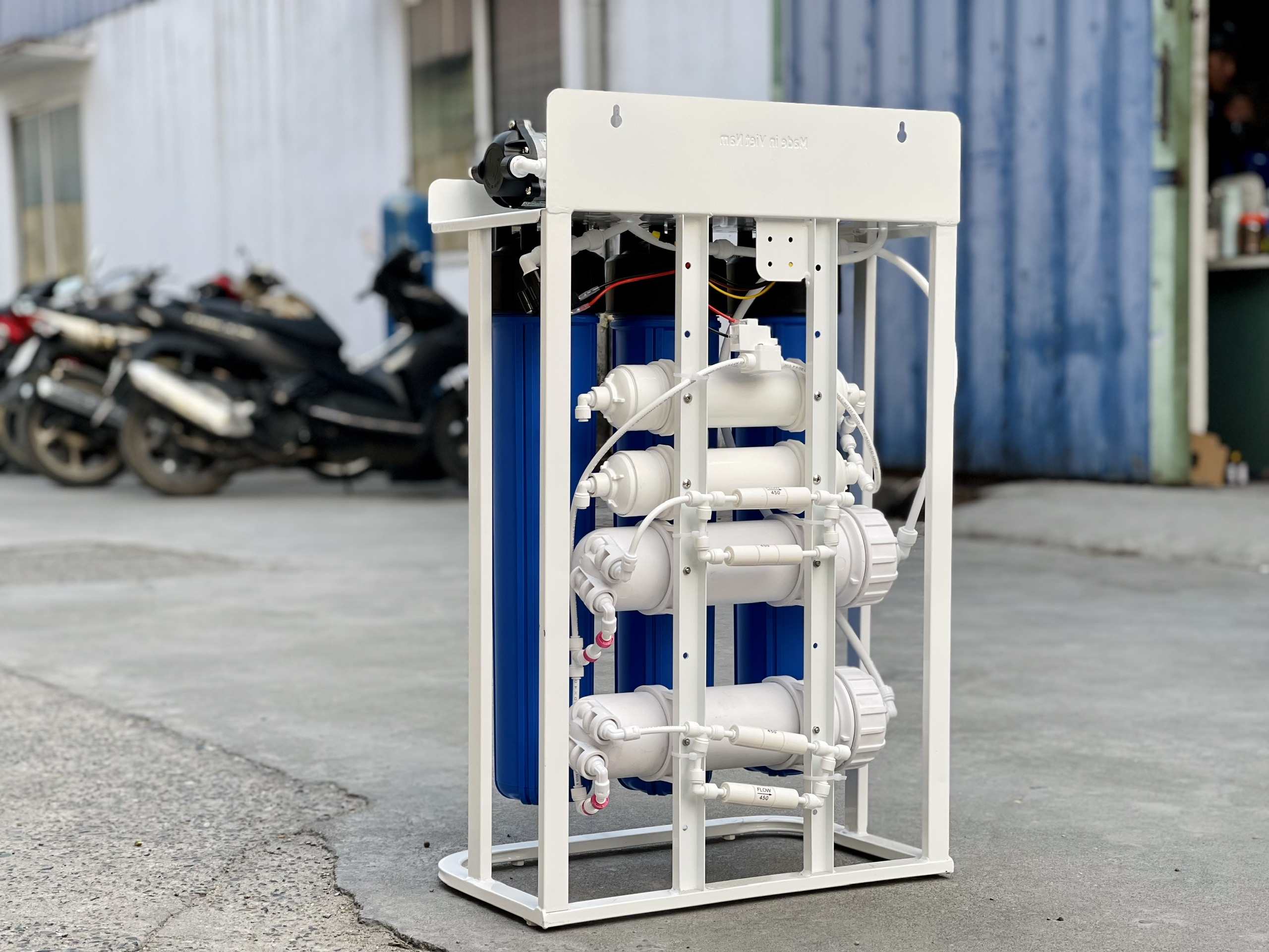 Máy lọc nước bán công nghiệp FAMY FA100, RO 100 lít/giờ không vỏ tủ