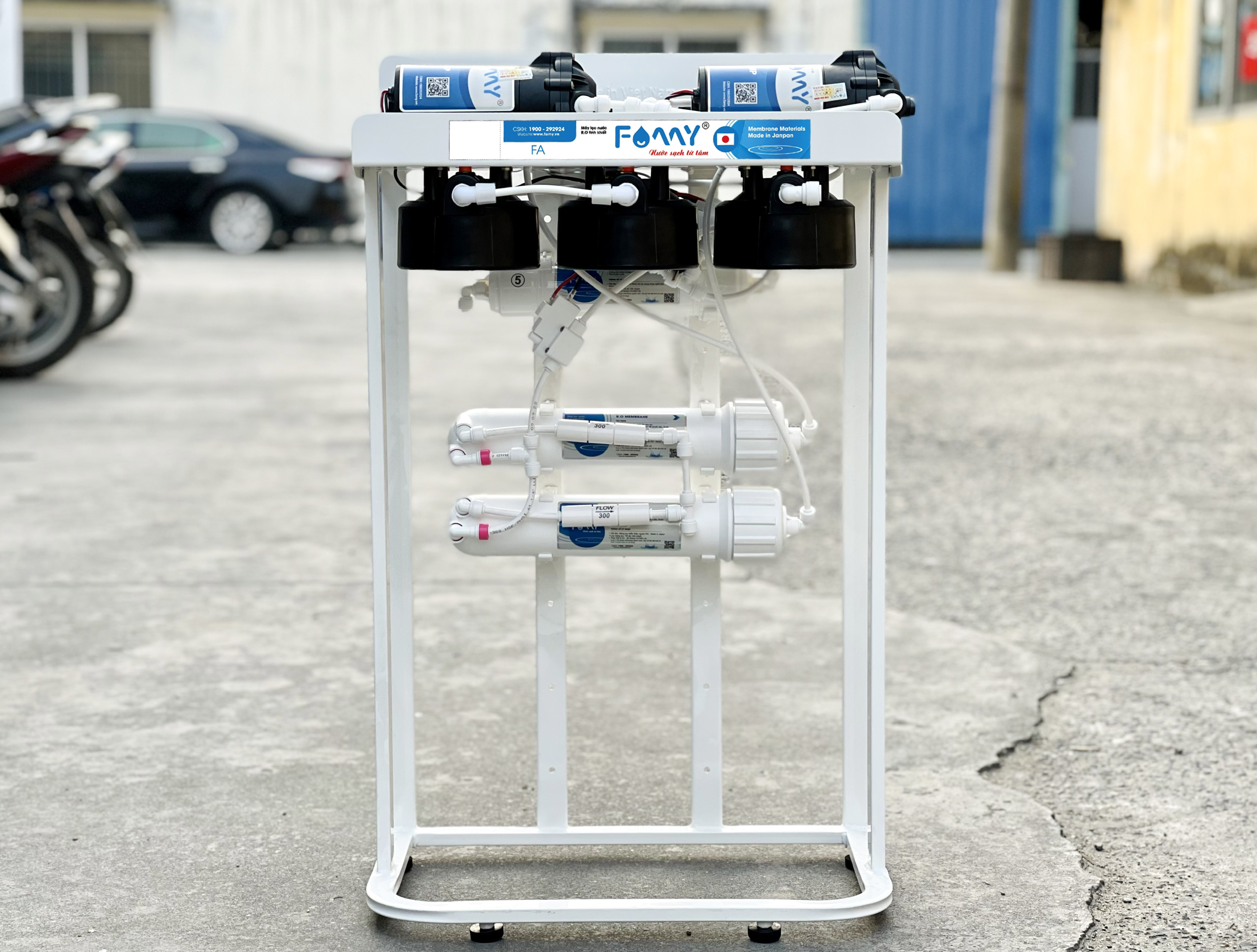 Máy lọc nước bán công nghiệp FAMY FA30, RO 30 lít/giờ không vỏ tủ