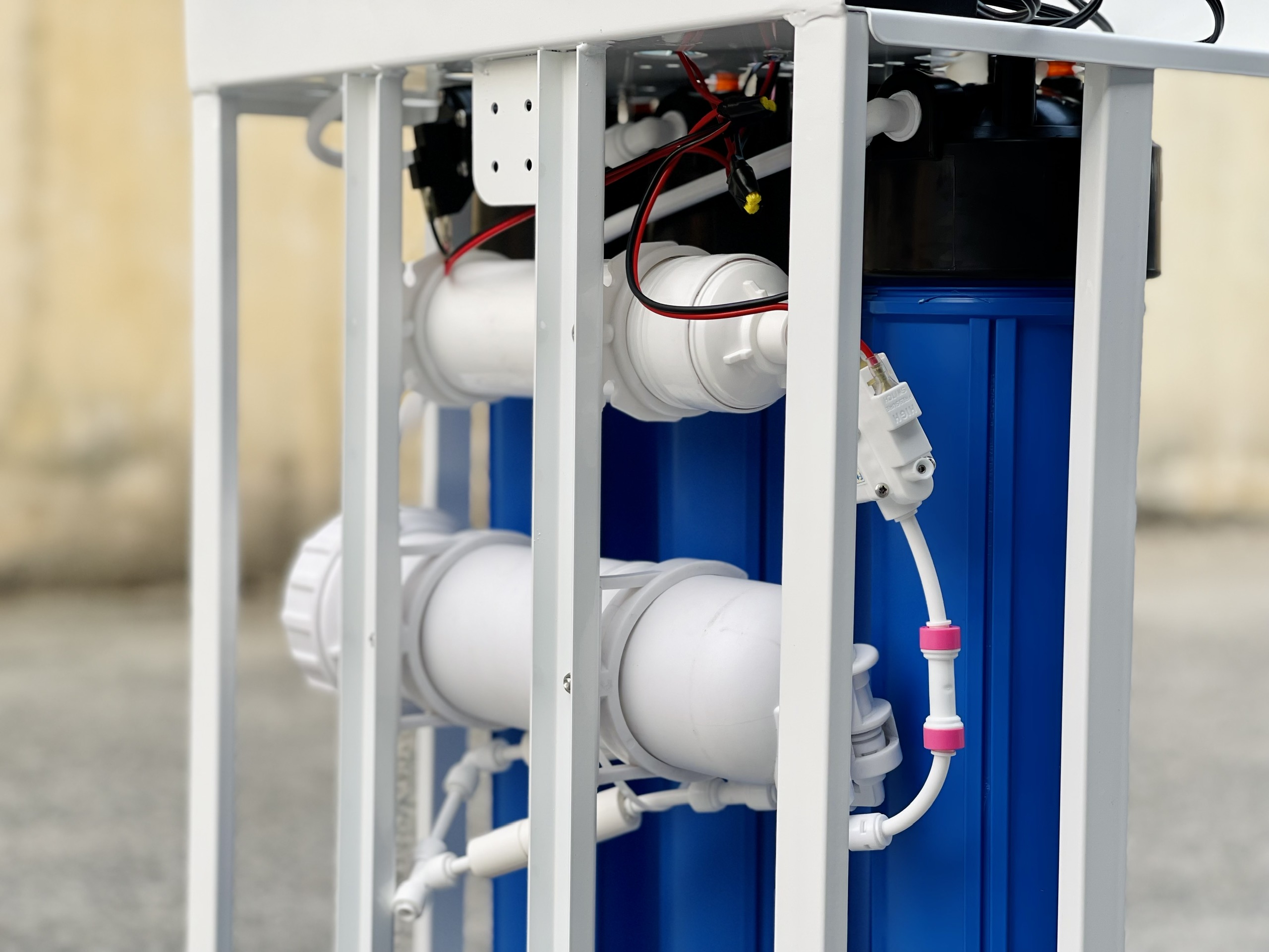 Máy lọc nước bán công nghiệp FAMY FA50, RO 50 lít/giờ không vỏ tủ