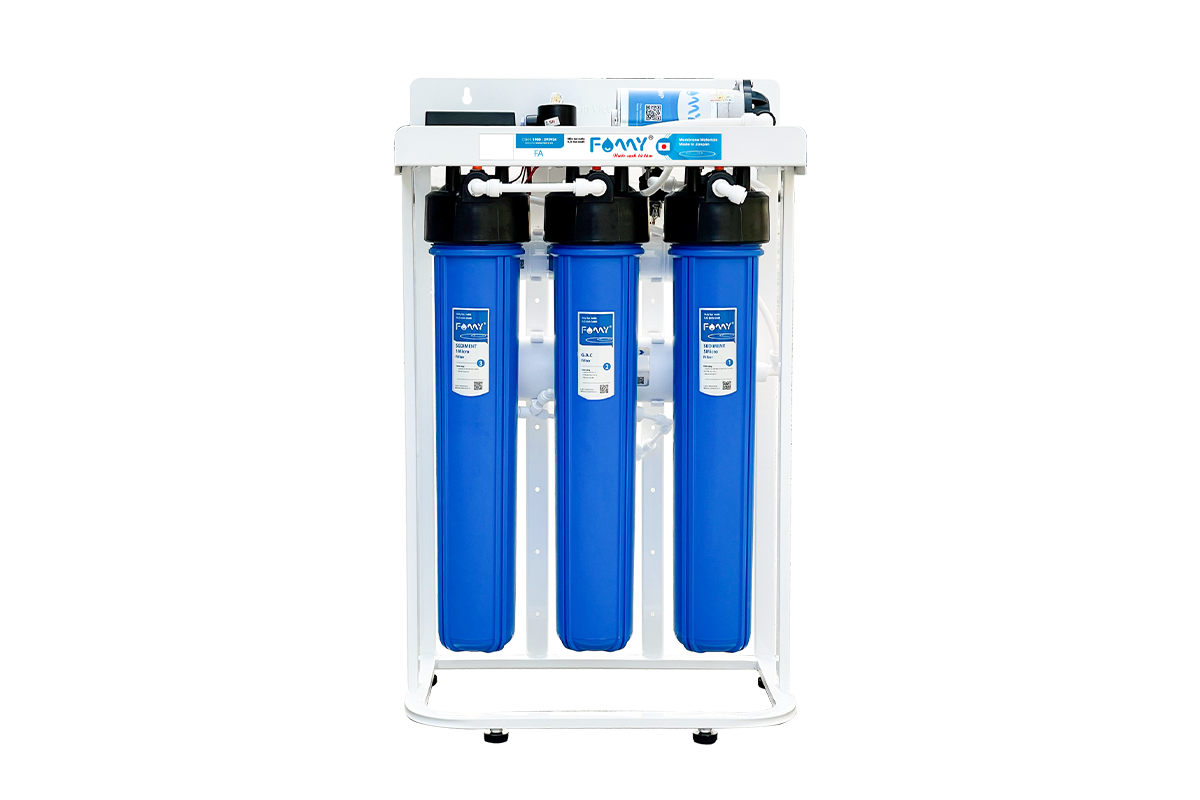 Máy lọc nước bán công nghiệp FAMY FA70, RO 70 lít/giờ không vỏ tủ