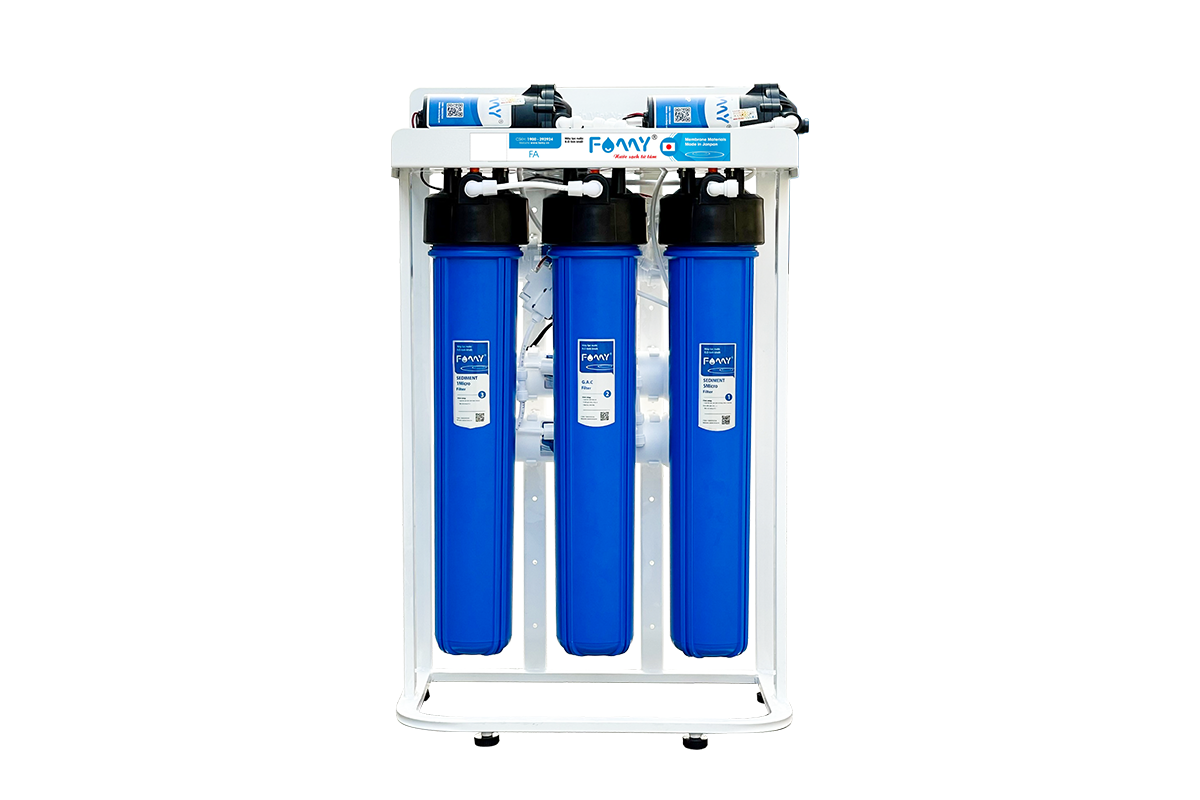 Máy lọc nước bán công nghiệp FAMY FA30, RO 30 lít/giờ không vỏ tủ