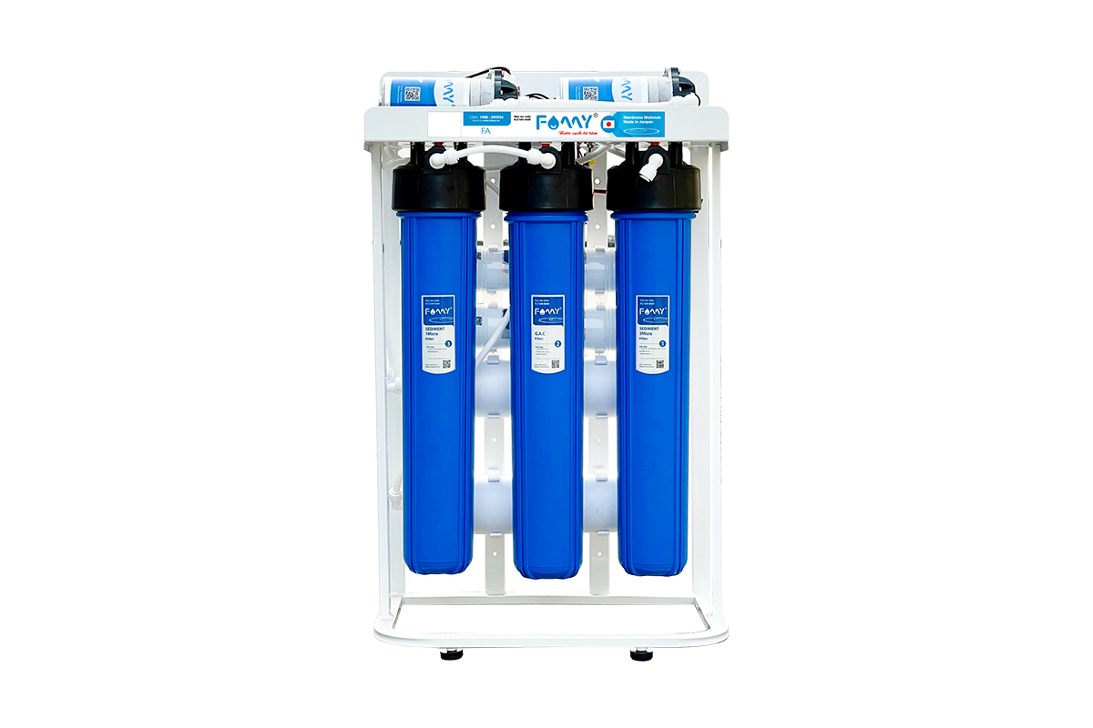Máy lọc nước bán công nghiệp FAMY FA120, RO 120 lít/giờ không vỏ tủ