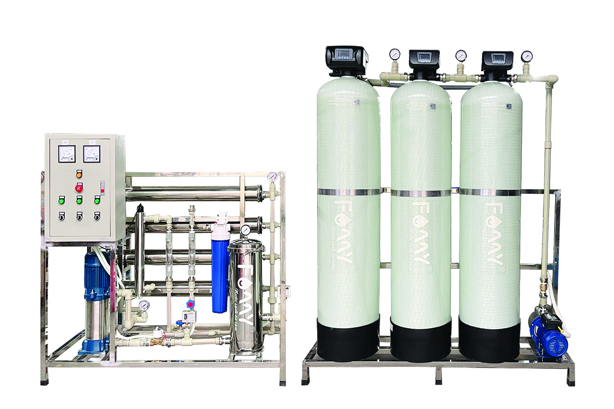 Máy lọc nước công nghiệp FAMY CN01K, RO 1.000 lít/giờ