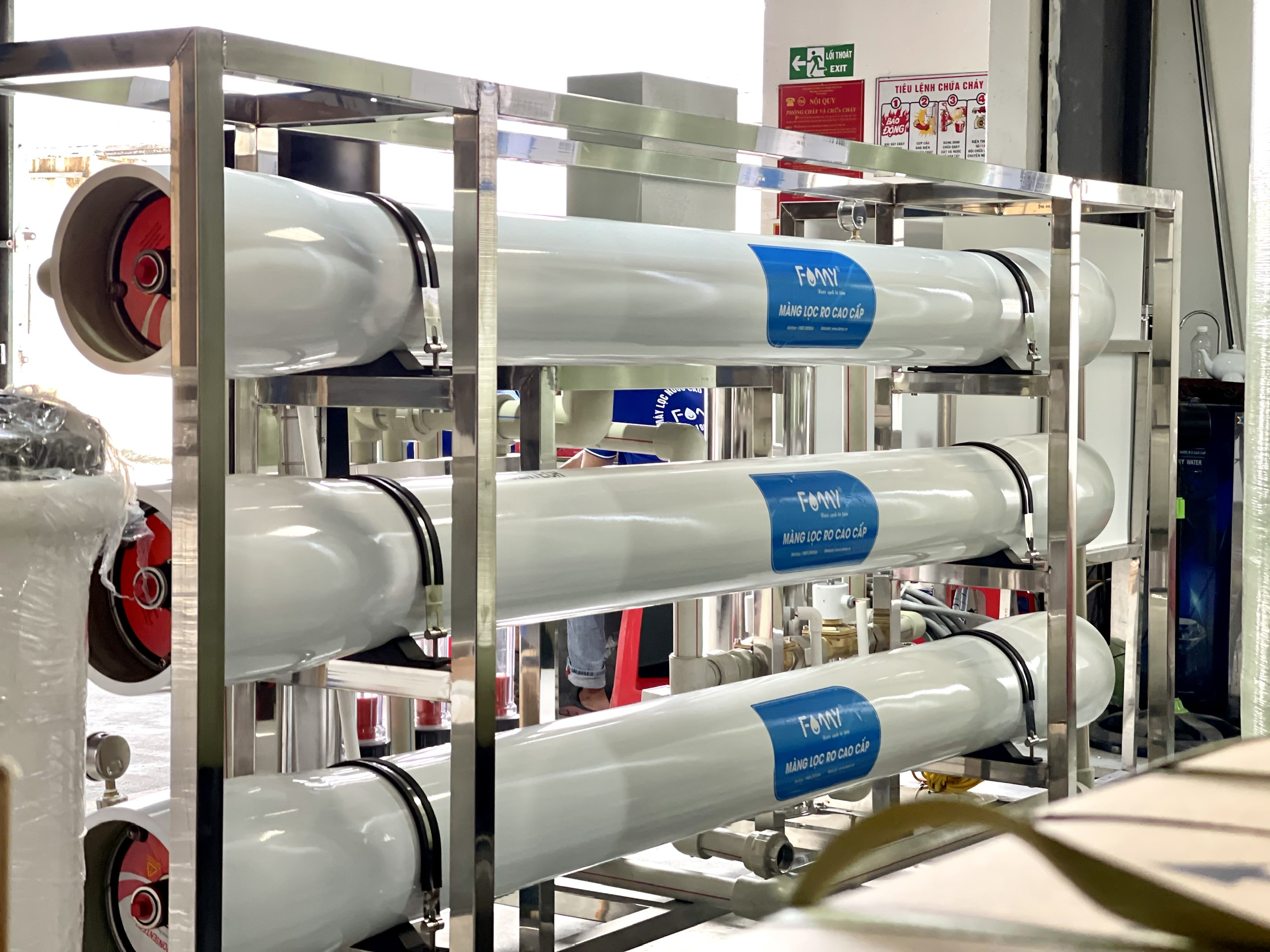 Máy lọc nước công nghiệp FAMY CN05K, RO 5.000 lít/giờ